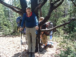 Heading up Baldy